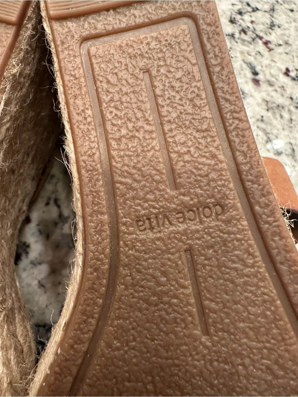 Dolce Vita Spiro Brown Suede Espadrille Wedge Sandals